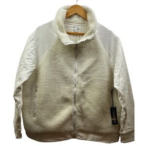 OGIO Sherpa Performance Fleece Jacket Unisex 4XL Cream Full Zip NWT Outdoor